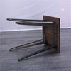Fornecimento de fábrica combinação de mesa e cadeira de jantar estilo industrial retrô para bar café loja de chá com leite combinação de mesa e cadeira de jantar de ferro