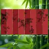 Banner de Pano Pendurado de Bambu em Estilo Chinês Quarto de Casamento Vestido de Noiva Fundo para Fotografia Decoração Sala de Estar Interno e Externo Arranjo Colorido