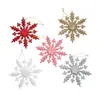 Decoración Navideña Árbol de Navidad Escandinavo Colgante Copo de Nieve Decoración de Hielo y Nieve Navideña Copos de Nieve Coloridos Caja de PVC 10cm