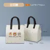 Bolsa Isolante Descartável Não Tecido para Levar Chá com Leite Café Bebida Sacola de Embalagem Bolsa Isolante Impressão de Logotipo Pronta Entrega Atacado