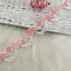 Color Hojas Encaje de Bordado Soluble en Agua Accesorios DIY Ropa Cheongsam Cortina Hanfu Lolita Encaje
