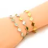 En stock Pulsera de Acero Inoxidable Sonrisa Fabricantes ins Nicho Chapado Joker Pareja Acero de Titanio Pulsera Sonriente