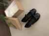 Sapatos Mary Jane Prata Franceses com Elevação Interna Sapatos Femininos 2025 Nova Primavera Laço com Saia Sapatos de Festa