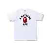 Nova marca de moda japonesa de verão masculina e feminina casual estampada gola redonda manga curta tendência ins solta casual camiseta