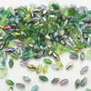 Cor transfronteiriça 3*6MM contas pontudas longas cor diamante contas de vidro de cristal acessórios para joias diy pulseira brincos acessórios