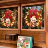 Decoração de Janela Ano Novo do Bode 2027 Adesivos Estáticos de Eletrostática Festival da Primavera Bênçãos de Ano Novo Adesivos de Porta Decorações de Ano Novo Adesivos para Janela de Vidro