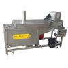 Máquina freidora de bloques de caballa española máquina freidora de pastel de carne máquina freidora de caja de berenjena máquina freidora de gas pequeña continua shunze