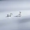 Pendientes de Gatito para Mujer Simples de Alta Gama Moda Lindos Pendientes Versátiles Estudiante Dibujos Animados Dulces Creativos