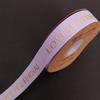 Cinturón de hilo inglés bronceado de 2,5 cm, cinta de poliéster para regalo, lazo para floristería, cinta para embalaje, cinturón artesanal.