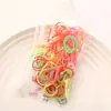 Bolsas versão coreana de TPU forte puxar elástico contínuo infantil colorido corda de cabelo trança corda de cabelo anel de cabelo