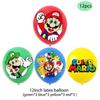 Nova Decoração de Festa Tema Mario Adereços de Banquete Pratos de Papel Descartáveis Guardanapos Toalhas de Mesa Conjunto de Louças