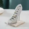Soporte de Exhibición para Joyería, Estante para Joyería, Almacenamiento para Zapatos de Tacón Alto, Pieza de Exhibición para Almacenamiento en Casa de Pendientes y Anillos, Accesorios de Exhibición para Joyería