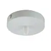 Placa de techo para candelabro, placa de borde recto, placa redonda, base de ventosa, placa de lámpara, capuchón de bloqueo de alambre, cable de suspensión, herrajes para hacer lámparas