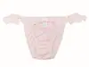 Tanga de Encaje Hueco para Mujer Cruzado Sexy de Tiro Bajo Transpirable Estilo Puro Deseo Calzones con Volantes Venta al por Mayor 6024