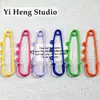 Broche de Seguridad con Hebilla de Hierro en Bucle y Laca de Colores Dulces Pin de Seguridad DIY Ropa Bolsa Colgante Accesorio Decoración