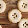 Botones Retro de Resina de Fruta Imitación para Abrigo Ropa de Abrigo Suéter Negro Negro Quemado Blanco Accesorios para Cárdigan Botones