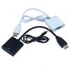 Adaptador HD VGA para HDMI conversor linha HD Computador TV projetor adaptador de vídeo