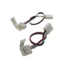 Fita de LED Conector de Linha de Conexão Sem Solda 10mm 3P Phantom Temperatura de Cor Dupla Conector 8mm Fivela Sem Solda Conexão Central
