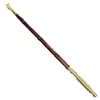 Coçador de Costas Retrátil de Aço Inoxidável Cabeça de Cobre, Coçador de Costas Retrátil de Huanghuali, Coçador de Costas Extensível para Uso Próprio