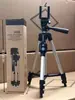 Trípode Portátil de Aleación de Aluminio Soporte de Cámara Teléfono Móvil Fotografía en Vivo Soporte de Soporte para Luz de Pesca Proyector