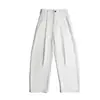 Gopudo Marca de Moda Designer Calça Masculina Tendência Solta Casual Fluida Calça Social Calça de Perna Larga Curva Gk2025