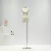 Suporte de Exposição Meio Corpo Feminino para Loja de Roupas Suporte de Exposição de Manequim de Corpo Inteiro Manequim Feminino de Corpo Inteiro com Pernas Divididas Estilo Coreano