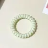 Coleção 2026 de Prendedores de Cabelo de Fio de Telefone Novas Faixas de Cabelo Coloridas Dopamina Elásticos Doces Prendedores de Rabo de Cavalo Acessórios de Cabelo
