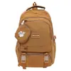 Mochila Escolar Ins Coreana Super Popular para Meninas do Ensino Fundamental II, Mochila Simples de Grande Capacidade, Mochila para Alunos do Ensino Fundamental II e Ensino Médio para Homens