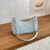 Bolso de Hombro con Cadena para Mujer, Modelo Nuevo 2026, Lentejuelas de Moda, Gran Capacidad, Cremallera, Moda Simple, Textura, para Viaje