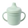 Vajilla de Silicona para Niños Juego de Seis Piezas Hogar Bebé Fruta Suplemento Alimenticio Plato de Cena de Silicona Tazón Resistente a Caídas Tenedor Cuchara Juego de Taza