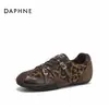 Zapatos Agan de dos tonos transpirables de suela plana, nuevo modelo 2026 para todas las estaciones, populares en línea, con cordones, cómodas y funcionales Zapatillas Deshun