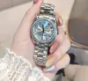 Serie de Registros de Trabajadores de Microempresas Relojes de Acero Modernos y de Moda para Mujer, Relojes de Cuarzo de Marca Famosa para Mujer y Hombre, Mayoreo