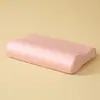 Algodón puro Clase A 100% algodón algodón de fibra larga color liso satén látex funda de almohada hogar traje de almohada individual 40*60