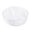 Bandeja de frutas com um toque de luxo leve e de alta qualidade para a sala de estar, bandeja de frutas para uso doméstico, bandeja selada para frutas secas, bandeja de lanches, bandeja de lanches para chá e bandeja de petiscos