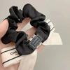 Estilo Chanel lazo cinta intestino grueso banda para el pelo Corea del Sur temperamento accesorios para el pelo tocado niñas corbata de lazo letra banda elástica cuerda para el pelo