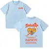Camiseta Katseye Gabriela Camiseta de Calidad Verano Katseye Moda Y2K Manga Corta Cuello Redondo para Mujer