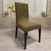 Funda para silla de casa de terciopelo de maíz, suave, elástica y de alta calidad, de color sólido, para banquete de hotel, universal, para mesa y silla.