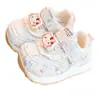Sapatos para bebês iniciantes, sapatos de bebê para crianças de 2-3 anos, novos modelos de primavera e outono, sola macia, antiderrapante, tecido de malha, respirável