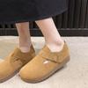 Sapatos Birkenstock de Cortiça Femininos 2025 Primavera e Verão Novo Estilo Mocassins Slip-On Retrô Fosco Sapatos de Pesca Birkenstock