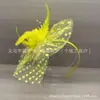 Chapéu francês vestido de noiva véu de viagem temperamento versátil retrô pena rede flor acessórios de cabelo tiara