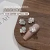Acessórios para Nail Art: Pérola em Formato de Ovo de Pombo Incrustada, Zircônia Brilhante de Borboleta, Strass Empilhados Prontos, Bola de Strass, Strass Empilhados em Formato de Ovo de Pombo para Nail Art