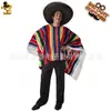 Capa Mexicana Colorida Grande Masculina Fantasia de Festa Traje de Gala Show cosplay Capa Mexicana