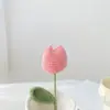 Flor de Tulipan Terminada Transfronteriza Flor Tejida a Mano Flor de Lana al por Mayor Ramo de Flores Regalo Creativo Regalo del Día de la Madre