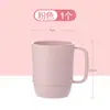 Vaso para enjuague bucal Camelia Vaso dental de plástico Vaso bucal para el hogar Vaso de agua transparente Vaso grueso de dos colores Vaso para cepillo Vaso de plástico Vaso dental