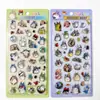 Nuevas Pegatinas de Relieve de Cristal 3D Shuikui Mario Totoro Minecraft Tamagotchi Pegatinas Sólidas