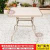Mesa de Exterior Mesa Individual Silla de Ratán Patio Jardín Exterior Balcón Mesa de Café Pequeña Tienda de Café Té con Leche Mesa y Silla de Exterior