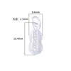 Colgante 'Suceden Cosas Buenas' Plata de Ley S925 Circonita Micro-Pavimentada de Precisión Colgante de Cacahuete Cuerda Manual para Pulsera DIY Accesorios de Plata