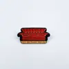 Broche de Fogão de Desenho Animado em Liga Broche Criativo da Série Gato Preto Gato Céu Estrelado Pintura a Óleo Insígnia Lixeira Broche