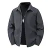 Camisa de Rayas Nueva para Hombre Primavera Chaqueta para Hombre Nueva Primavera Holgada Casual Moderna Camisa de Manga Larga