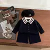 Ropa Infantil Coreana Estilo Preppy Conjunto de Punto Otoño 2025 Nuevo Estilo Suéter con Cuello Polo Shorts para Niños y Niñas Tendencia